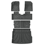 tapis sol voiture noir rayures moderne imperméable protection toutes saisons