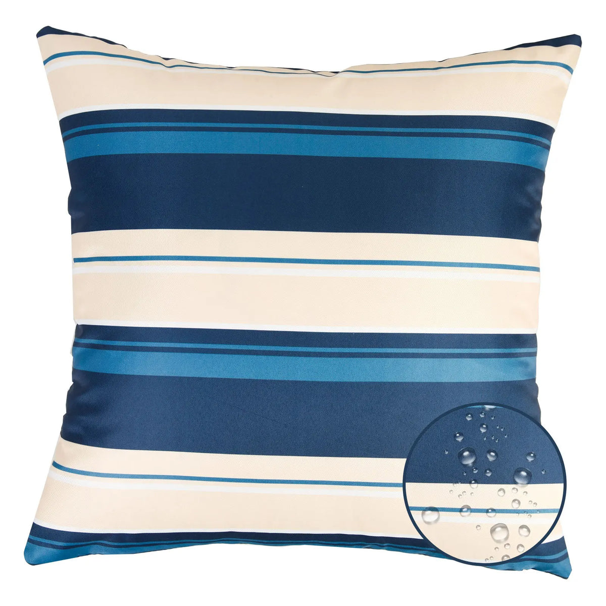 housses coussins polyester rayées bleu rouge jaune blanc extérieur intérieur voiture maison moderne 45x45cm