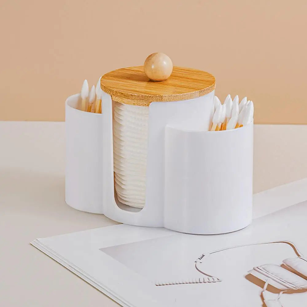 organisateur cosmétique transparent moderne brosse lingettes éponge rangement maquillage portable salle bain