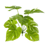 plante artificielle décorative feuilles vertes blanches rouges salon maison moderne naturel
