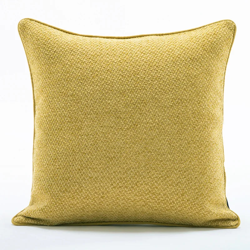 coussin décoratif moderne coton lin tissé crocheté canapé salon intérieur maison