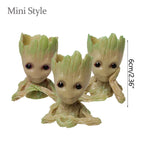 cache pot groot résine vert clair figurine gardiens galaxie décoration maison plante artificielle créatif