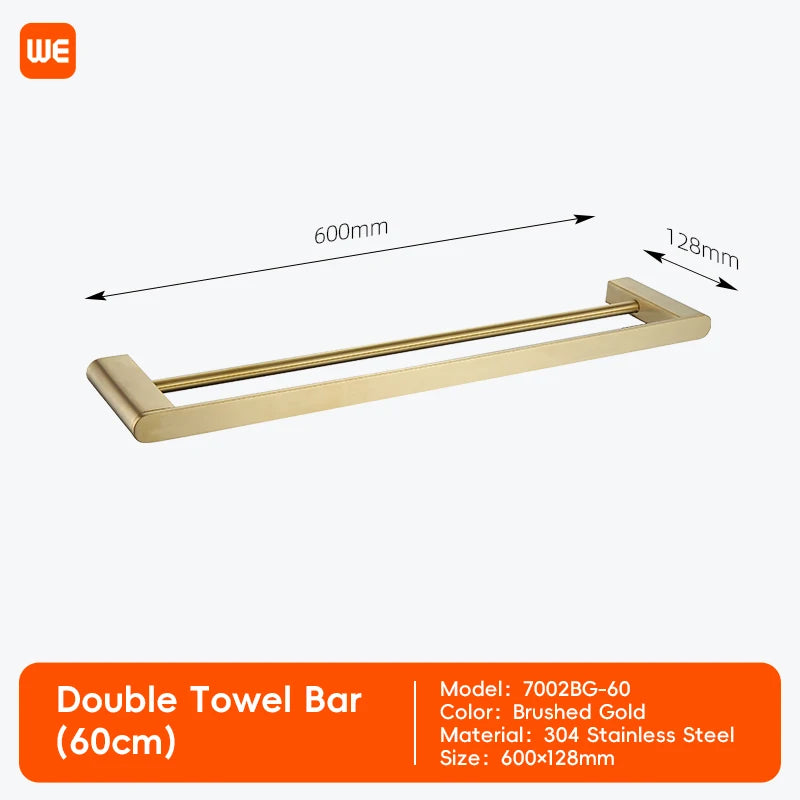 accessoires salle bain moderne porte serviettes doré porte savon porte gobelet porte lotion fixations