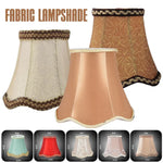 abat jour tissu broderie dorée vert clair rouge beige gris rose pâle classique tassel