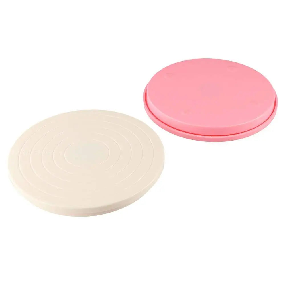 support présentation moderne plastique couleur beige rose rayures concentriques diamètre 10cm opacité