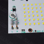 éclairage commercial led 20w 50w 100w smd 2835 blanc matrice diodes opacité électronique condensateurs