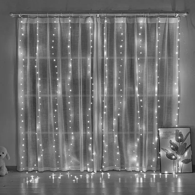 guirlande lumineuse usb blanc chaud multicolore moderne diy 300leds 200leds 100leds adaptable chambre festivités