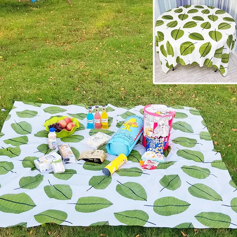 nappe pique nique jaune carreaux géométriques moderne opaque tissu tpu nylon extérieure utilisation quotidienne