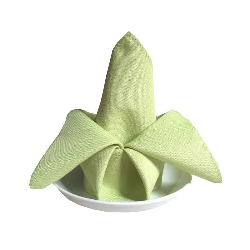serviettes table rouge bordeaux satinées classiques 48x48cm décoration mariage noël restaurant
