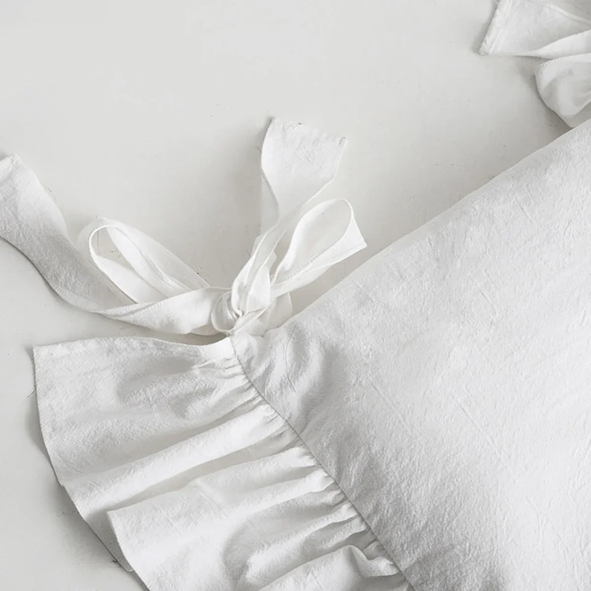 Housse coussin chaise volant personnalisable