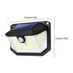 lampe solaire moderne led noir blanc bleu ip65 étanche capteur mouvement autoinstallationextérieur patio jardin