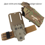 holster glock 17 19 lampe torch multicam camouflage noir mat vert ranger