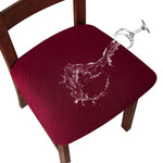housse chaise imperméable amovible lavable polyester motif carreaux gris noir rouge marron moderne