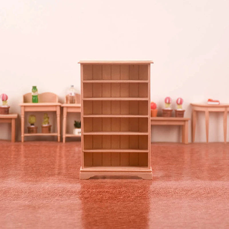 étagère bois clair classique enfant décoration chambre jouet mini bibliothèque rustique naturelle lisse striée
