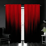 rideaux moderne rouge noir ombre linéaire 100 polyester anneaux chambre salon