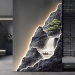 Détail de la peinture murale LED avec variateur d'intensité