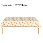 nappe table festive motif animaux couleurs vives bébé enfant deco occasionnelleecerueuils ballons gâteaux