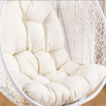 coussin rembourré amovible lavable moderne fauteuil suspendu lit adulte tissé motifs naturels opacité beigeclairextérieurintérieur