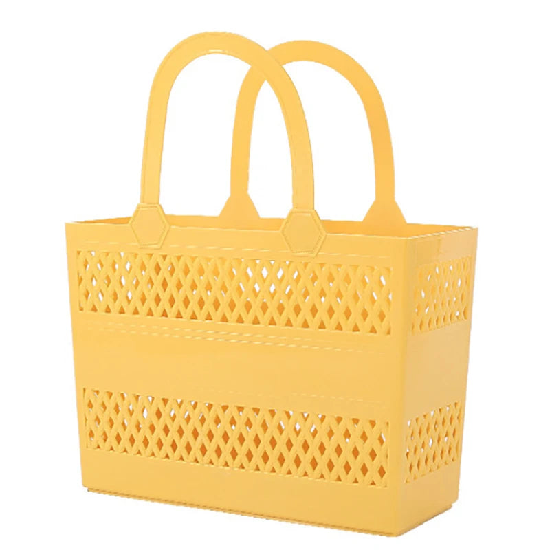 panier rangement vert jaune beige mailles losanges moderne utilitaire serviettes tulipes diffuseur arômes flacons