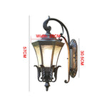 lampe murale classique verre craquelé ampoule led plaque fixation noir détails dorés chambre coucher