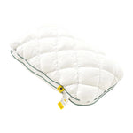 coussins jaune gris blanc coton quadrillé support cervical confortable moderne 48x74cmwashablefluffy