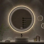 Installation facile du miroir de salle de bain LED rond sur mur