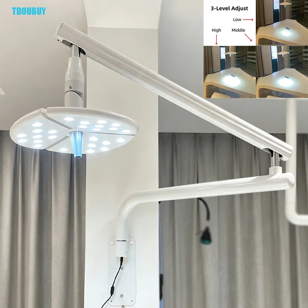 lampe led moderne blanc perforée interrupteur tactile support mural haute luminuosité durable emergency care
