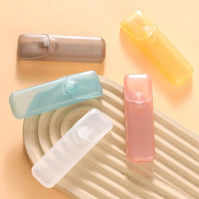 organisateur rangement cuillères pliables orange gris blanc bleu rose opaques compact pratique