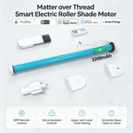 moteur store roulant électrique intelligent batterie 3200mAh bluetooth homekit google