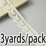 rubans dentelle motifs floraux papillons transparents 4cm largeur romantique vintage blanc noir beigeclair