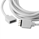 câble extension led blanc pin adaptateur connecteur rgb rgbw cct moderne