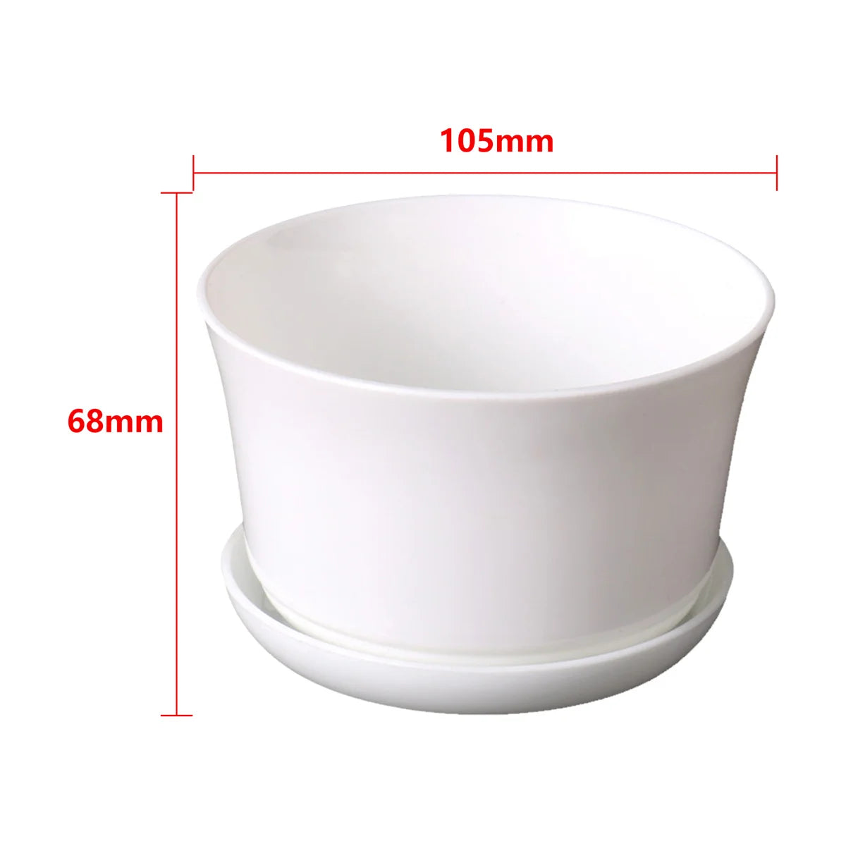 pots fleurs modernes blancs soucoupe plante verte intérieur extérieur hexagon rond polygonaux