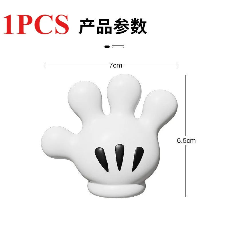 support mural ventouse mickey mouse blanc noir brosses dentaires rangement écolier penderies