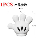 support mural ventouse mickey mouse blanc noir brosses dentaires rangement écolier penderies