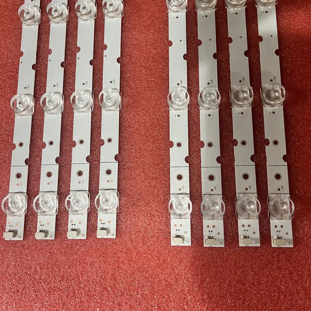 bandes rétroéclairage led blanc clips modernes téléviseur accessoire personnalisable fixations lcd
