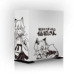 autocollants decoratifs anime blanc noir boitier pc films metallises opacite moderne stylise