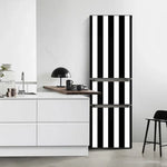 Papier peint adhésif marbre noir et blanc