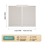 pad protection table silicone vert clair beige moderne clips diagonal