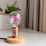 ampoule led filament transparente dorée love dream note vintage métallique moderne chambre 220v