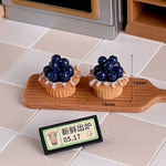 miniatures desserts variés transparents blanc rouge noir vert bleu marron réaliste decoration cuisine diy