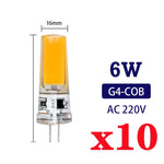 ampoules led g4 g9 e14 3w 6w blanc chaud jaune modernes lustre chambre 20000h
