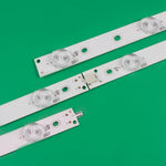 bande lumineuse led blanc connecteur boutons modernes fixations câbles électriques