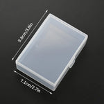 boîtes rangement transparentes modernes rose bleu violet clips plastique gọn/vnd