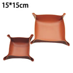 plateau pliable simili cuir moderne minimaliste vert noir orange gris marron rouge bleu