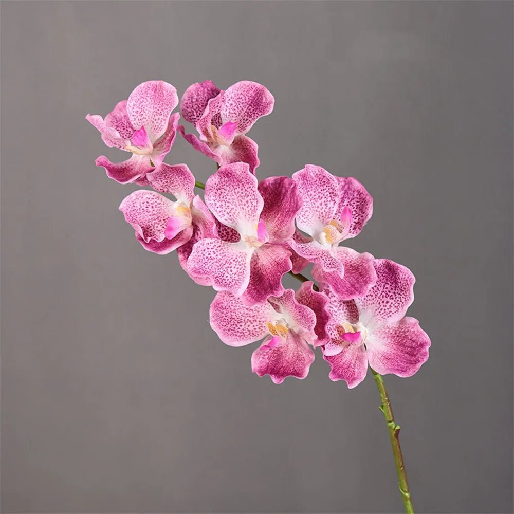 fleurs artificielles orchidées violettes blanches modernes décoration intérieure maison mariage anniversaire