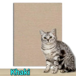 tapis grattage chat auto adhésif protecteur canapé mur tissu gris
