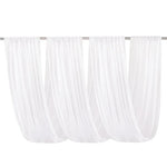rideau transparent moderne blanc motifs floraux événements anniversaires fêtes mariage
