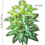 plante artificielle moderne arbre monstera feuilles vertes decoration intérieure pot blanc contemporain exposition maison