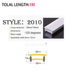 couverture silicone ruban led blanc moderne adhésif doux contemporain 1000cm 100cm 200cm