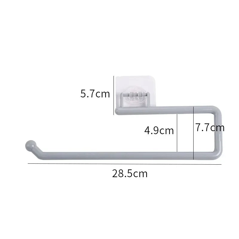 porte serviettes blanc adhésif moderne acier inoxydable fixe mural salle bain 65g